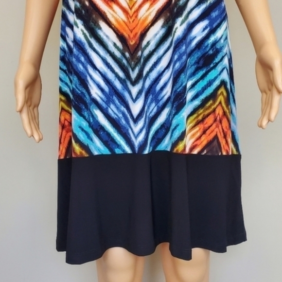 Ronni Nicole multi color Sleeveless dress size 10 - Picture 6 of 11